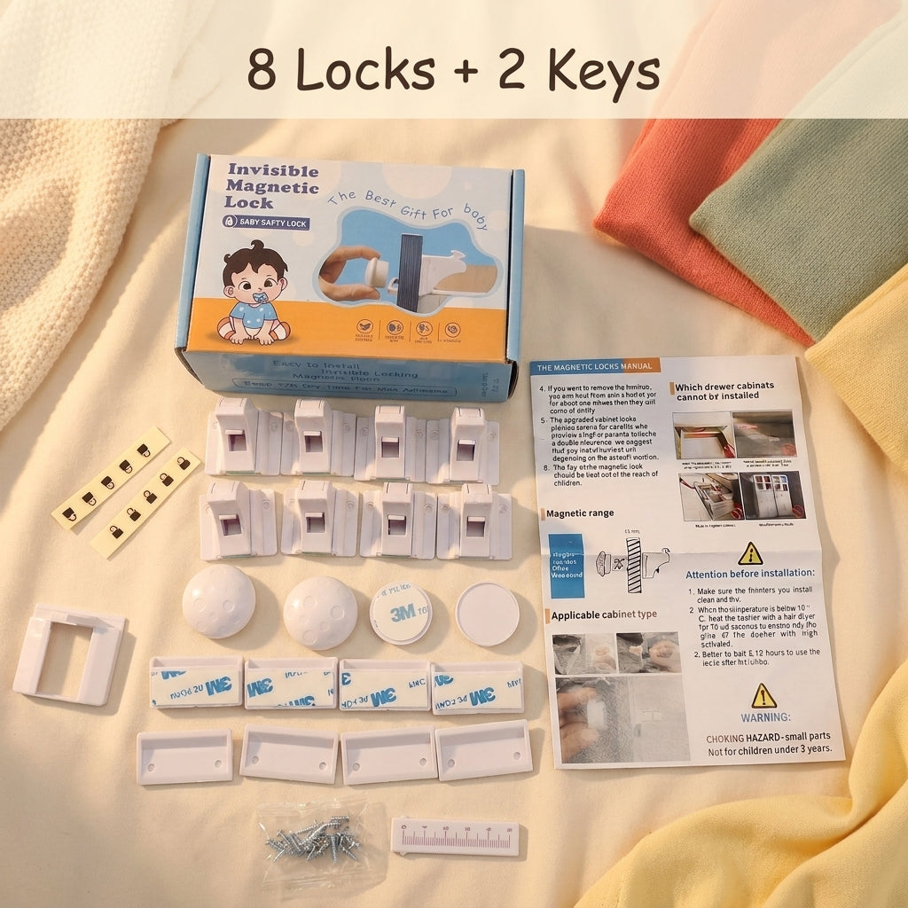 Lockly® | Hidden Baby Magnetic Cabinet Locks