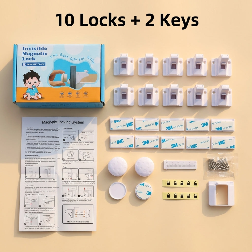 Lockly® | Hidden Baby Magnetic Cabinet Locks