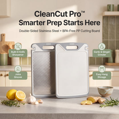 CleanCut Pro™ Double-Sided Cutting Board
