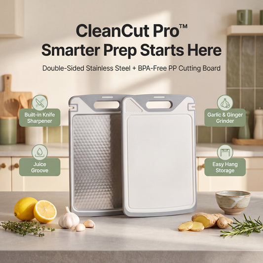 CleanCut Pro™ Double-Sided Cutting Board