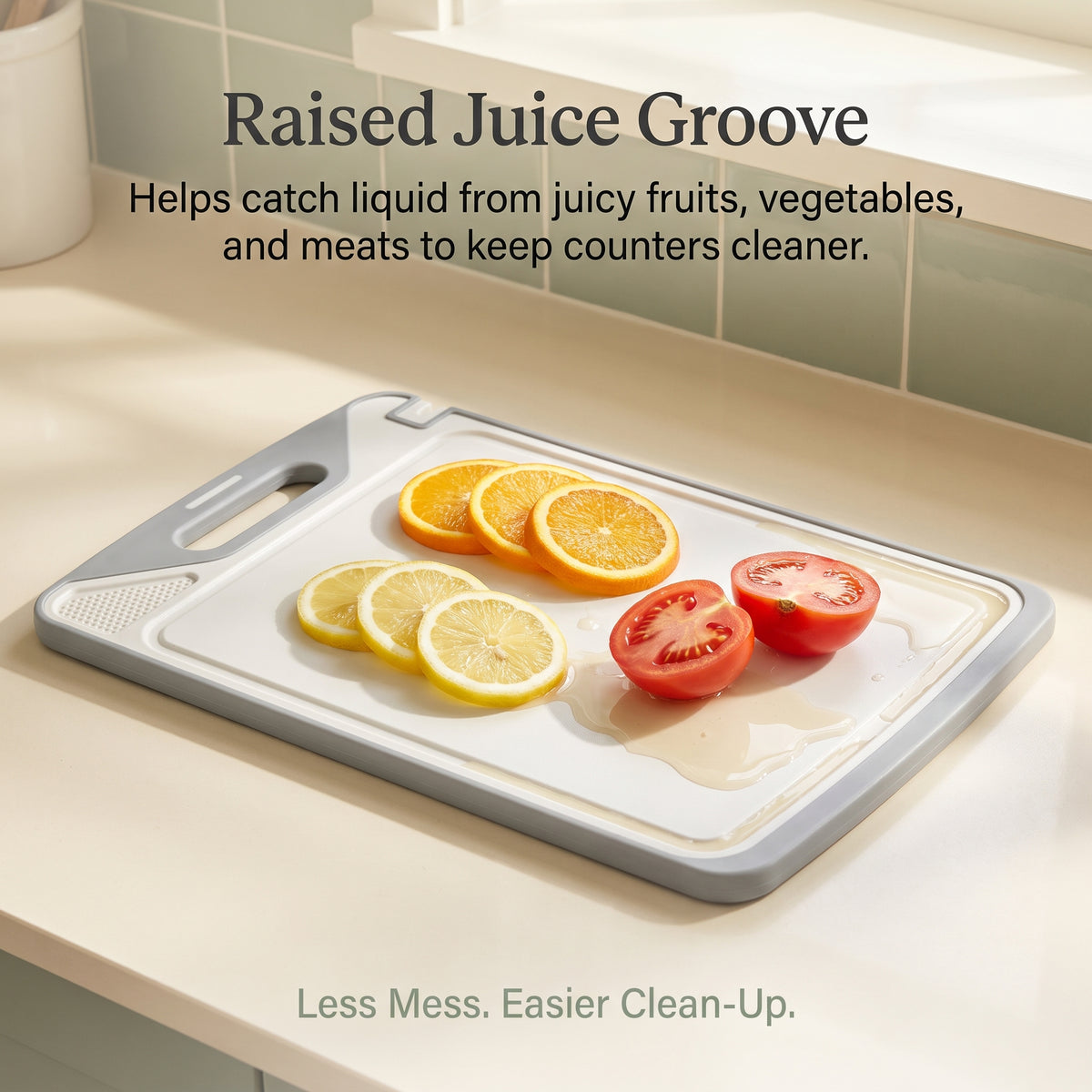 CleanCut Pro™ Double-Sided Cutting Board
