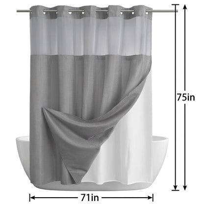 Slap & Snap® 3-in-1 Shower Curtain