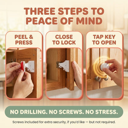Lockly® | Hidden Baby Magnetic Cabinet Locks